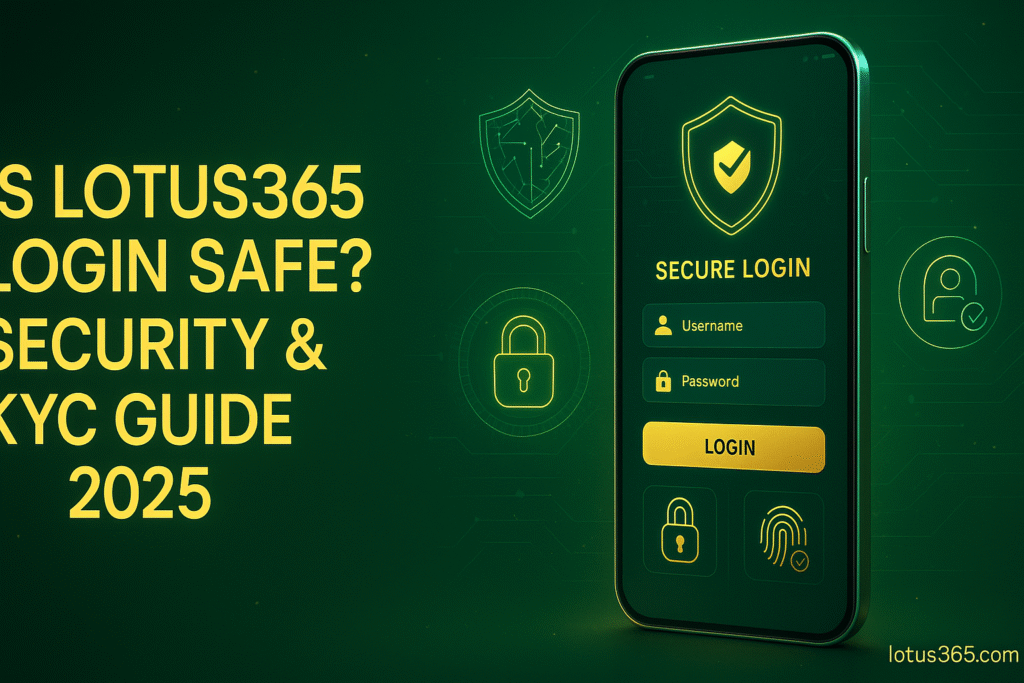 Is Lotus365 Login Safe? Security, KYC & Account Protection Guide 2025