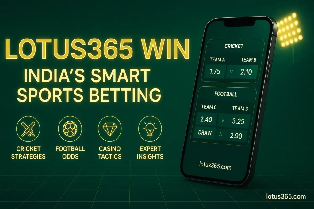 Lotus365 Win – India’s Smart Sports Betting