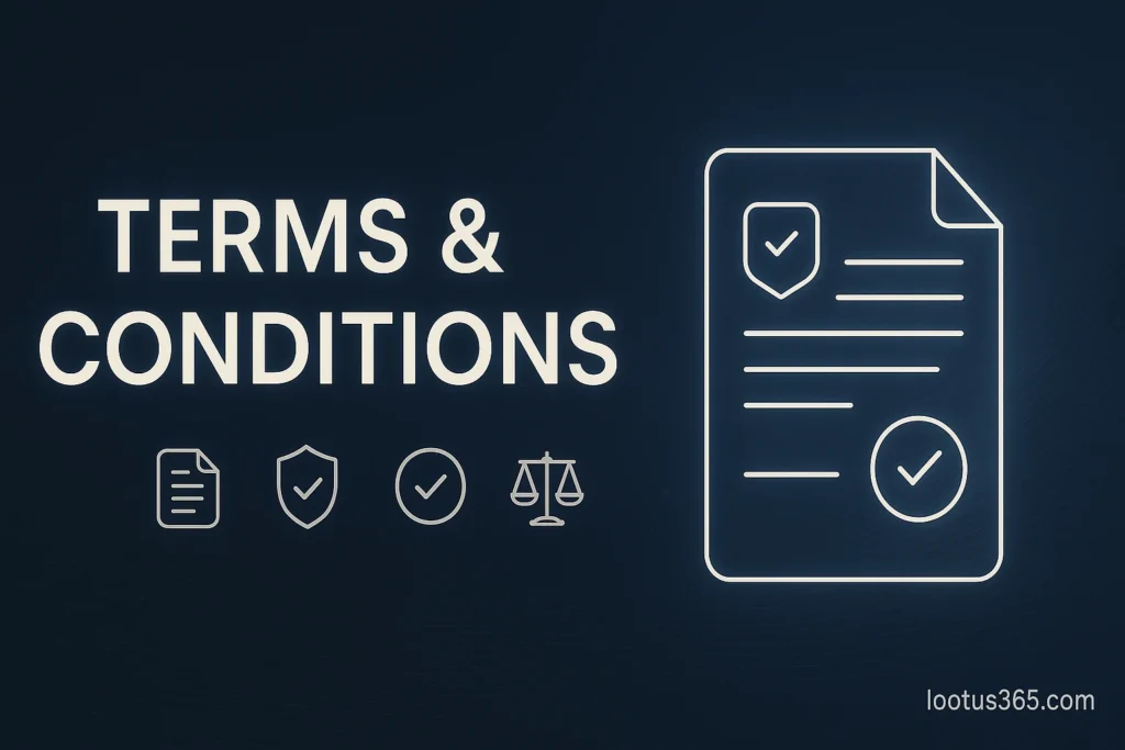 Lotus365 Terms and Conditions