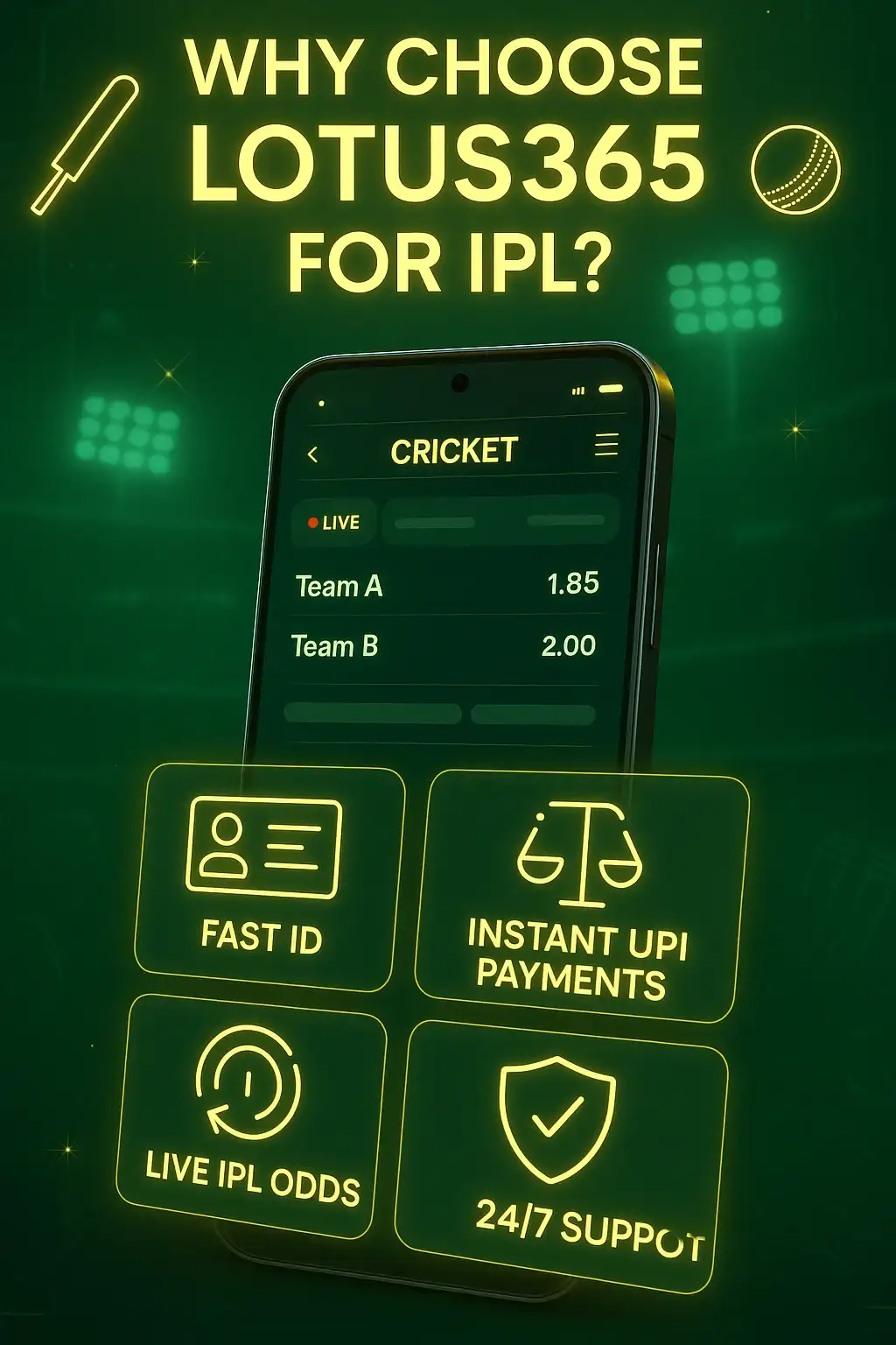 why choose lotus365 IPL