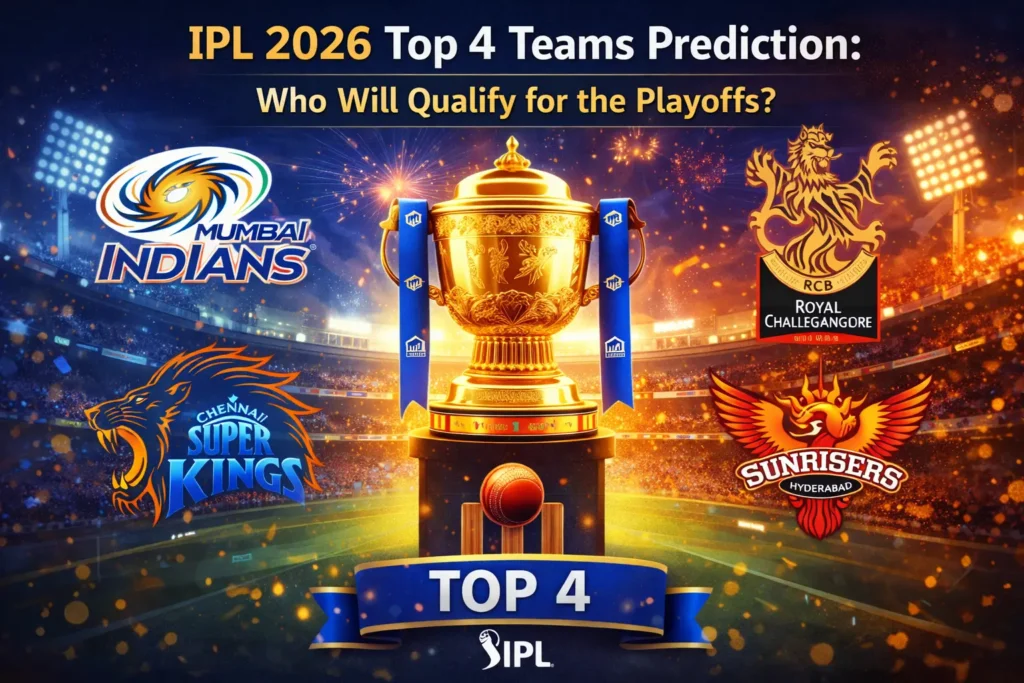 IPL 2026 Top 4 Teams Prediction