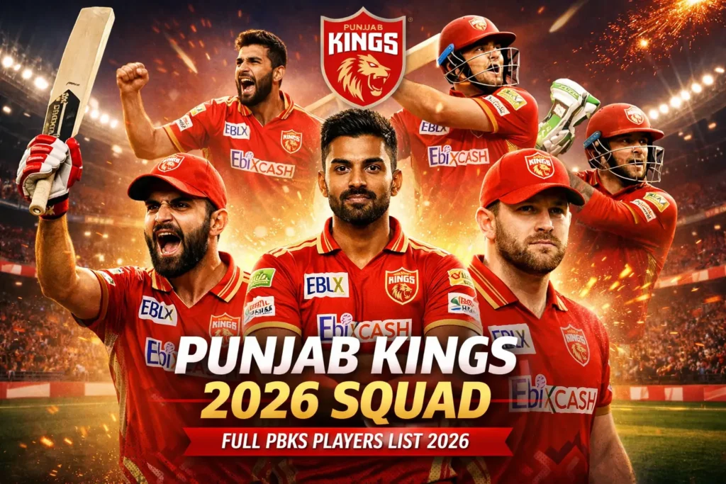 punjab kings 2026 squad