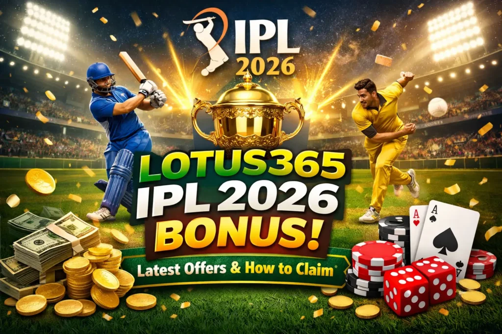 Lotus365 IPL 2026 bonus