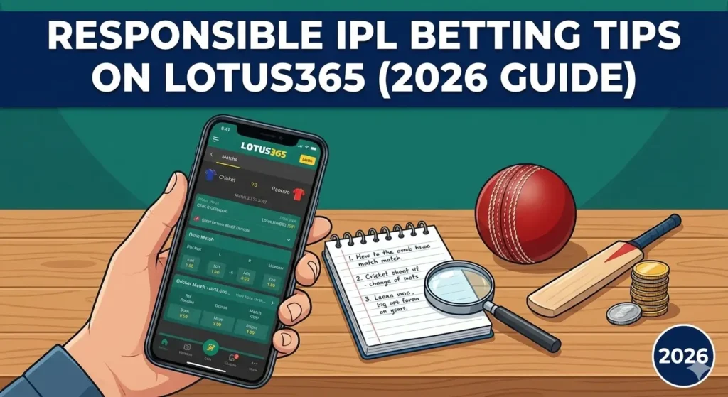 Responsible IPL Betting Tips on Lotus365