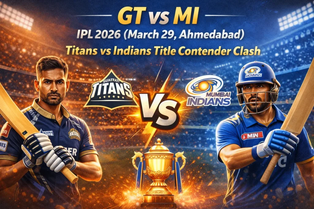 GT vs MI IPL 2026 betting