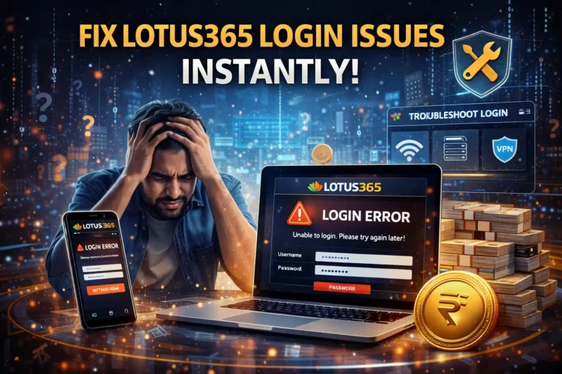 Fix Lotus365 Login Issues Instantly!